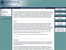 Tablet Screenshot of calculus.nipissingu.ca