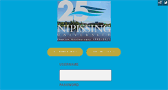 Desktop Screenshot of learn.nipissingu.ca
